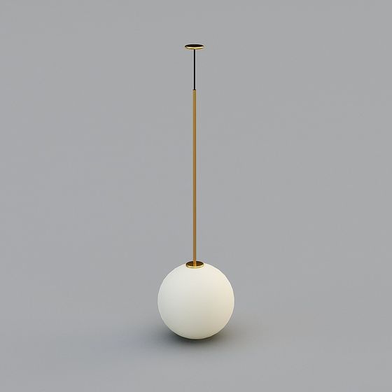 Modern Minimalist 3D Lamp Model