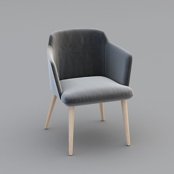 Urban Leisure Chair 3D model for Modern Interiors