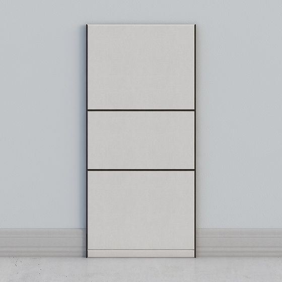 Elegant Minimalist Storage Cabinet 3D model