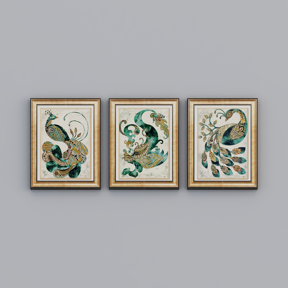 Of111-abc- Dekorationsallianz-Europäisch-Amerikanisch-Rocco Goldbox