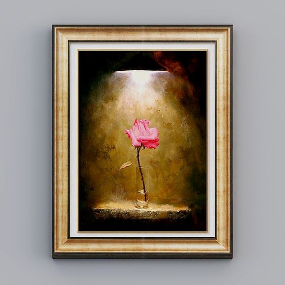 Realistic 3D Rose Model for Creative Projects