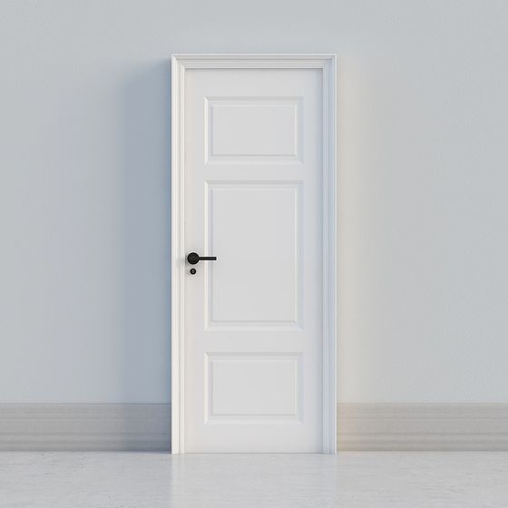 Minimalist Door 3D model for Modern Interiors