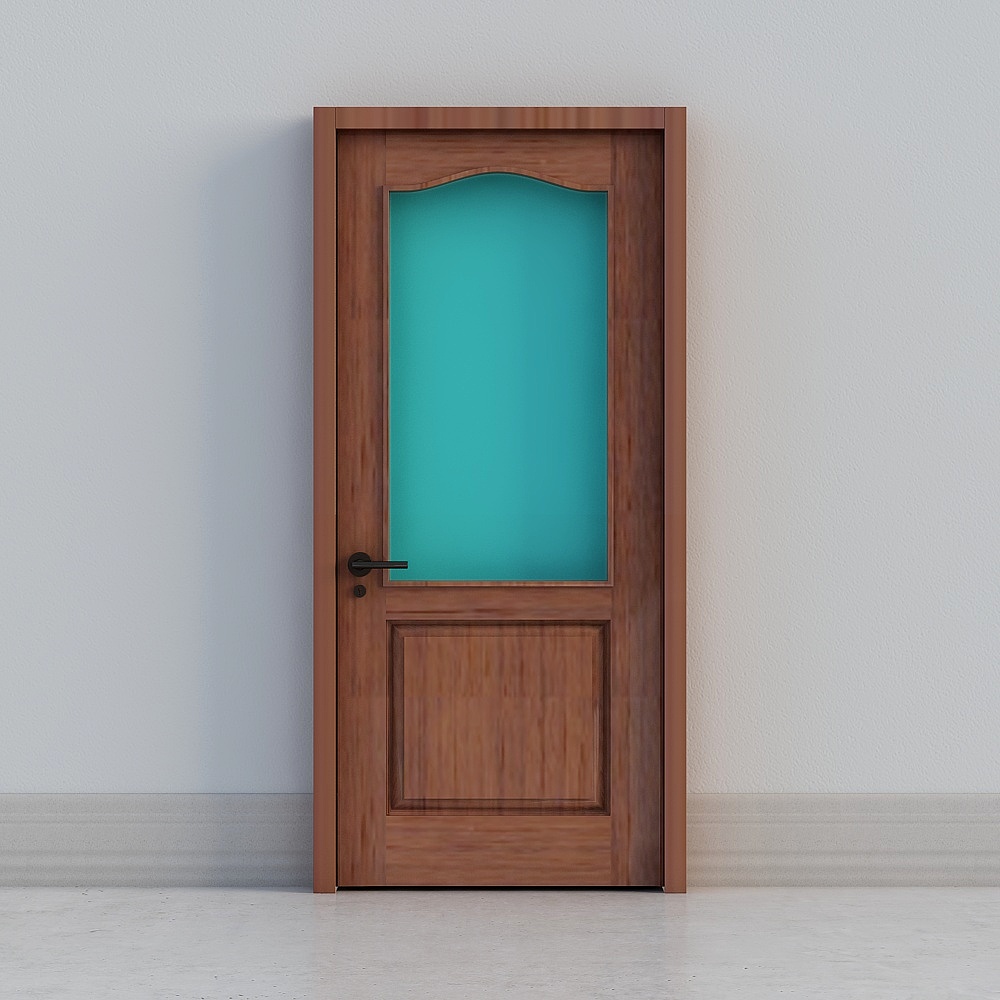 Porta francese marrone classica