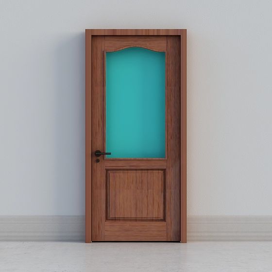 Porta francese marrone classica