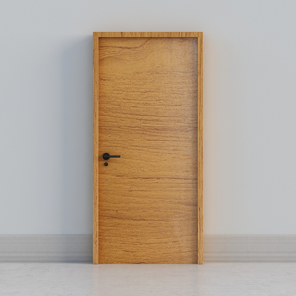 modern wooden door