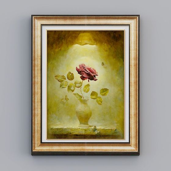 of109-a-장식적인 회화를 동맹-유럽 스타일-로코코 골드 외부 상자