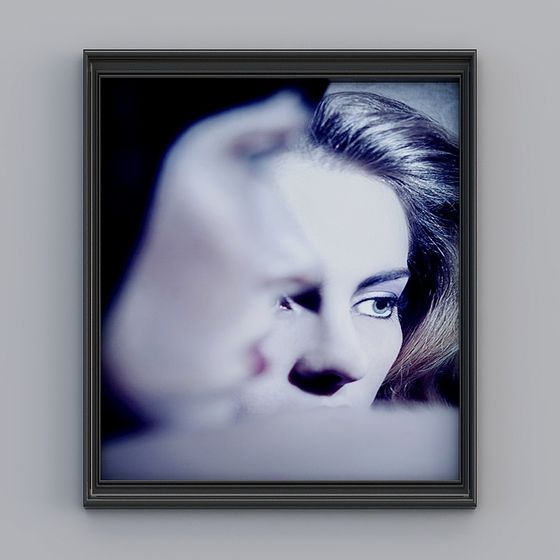 Vintage Portrait Low Poly 3D Model