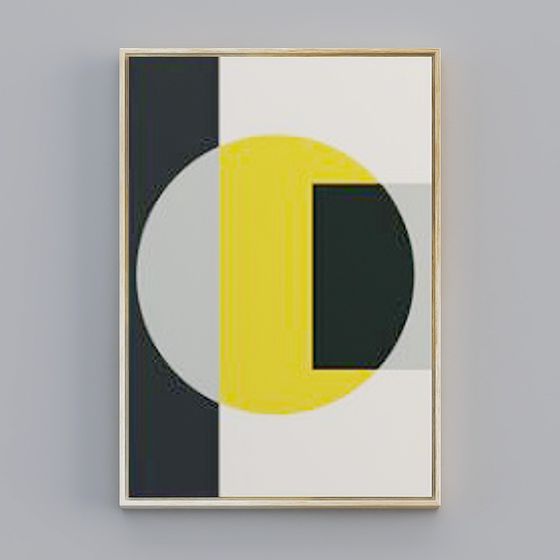 Abstract Geometric Frame 3D model