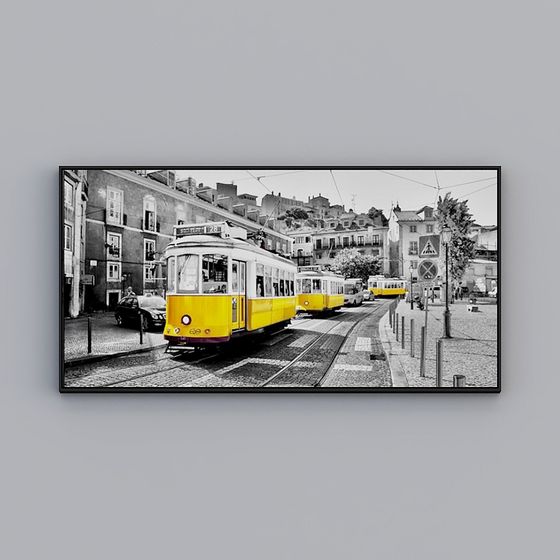 Lisbon Tram 3D Model for Urban Designs