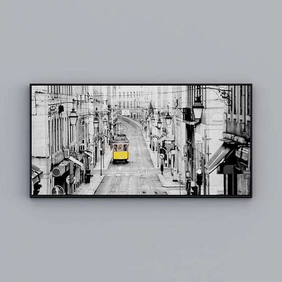 Vintage Streetcar 3D model for Creative Projects