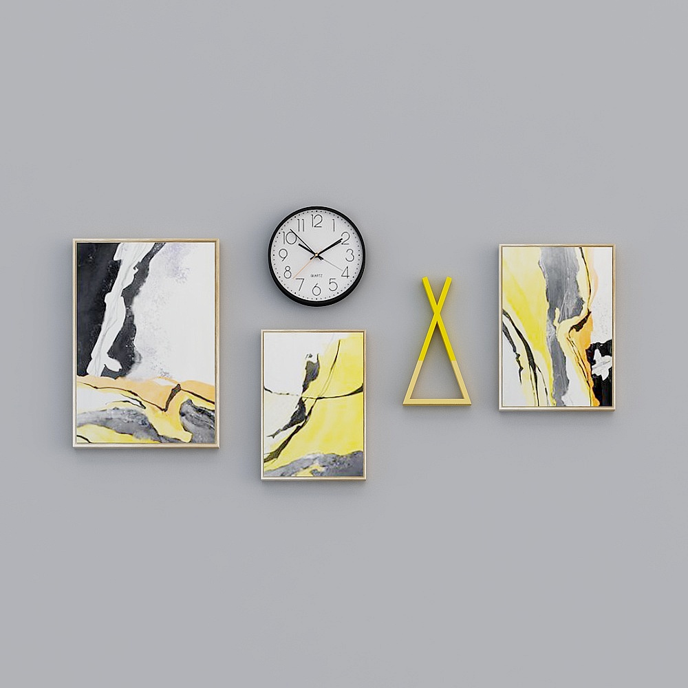 Lc204-k- Decoration Consortium-Wall clock set-up