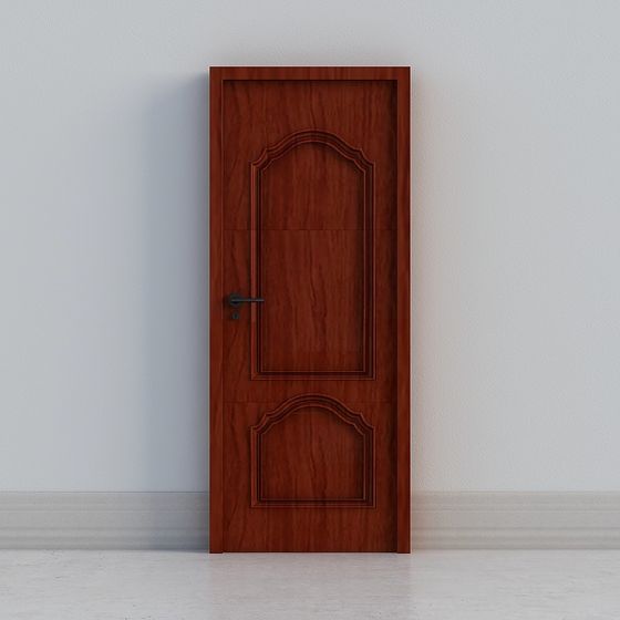 Cherry Door 3D model - Classic Elegance with Modern Design