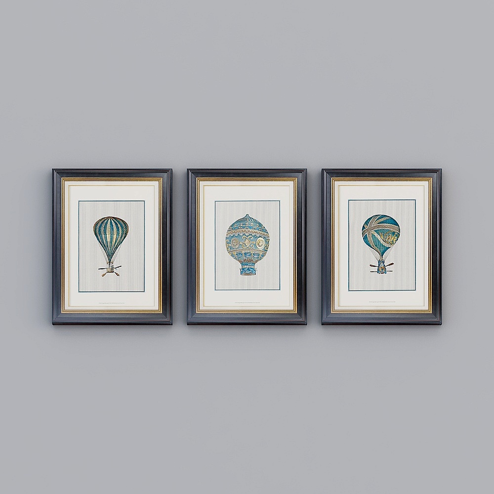 Of060-abc Triple-adornment Union-European American-retro Black f