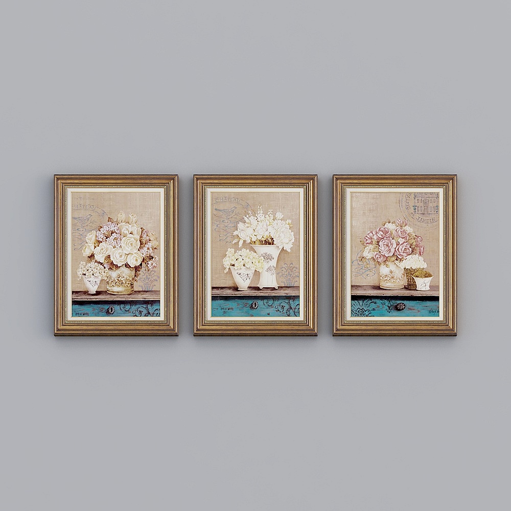 Of070-abc Triple-adornment Consortium-European American-Old Gold