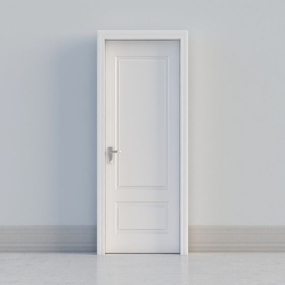 Sleek Minimalist 3D Model Door for Modern Spaces