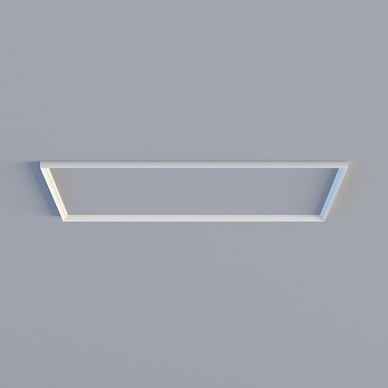 Minimalist Ceiling Light 3D model for Modern Spaces