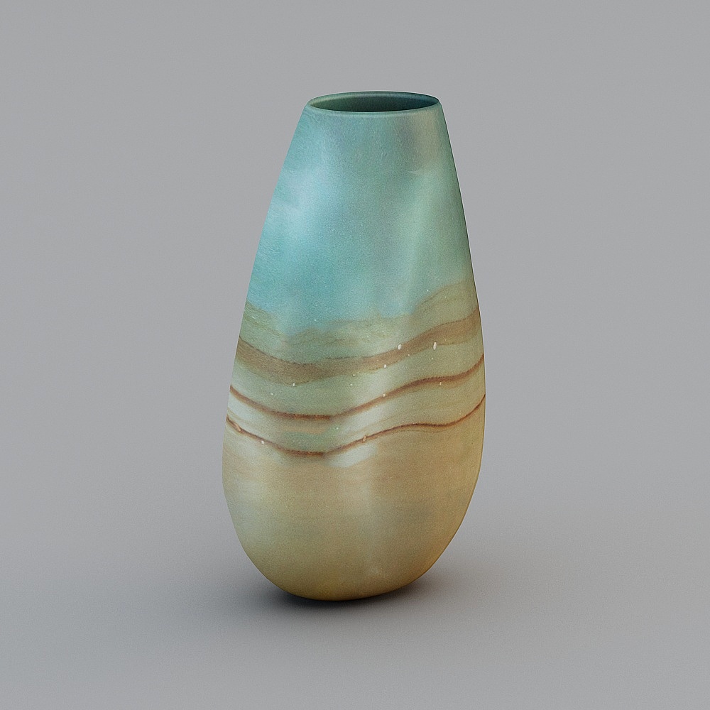 Jarrón de cristal artístico Youvon, regalo de boda, decoración de interiores, entrada nórdica de la sala de estar, jarrón de ensueño (II)