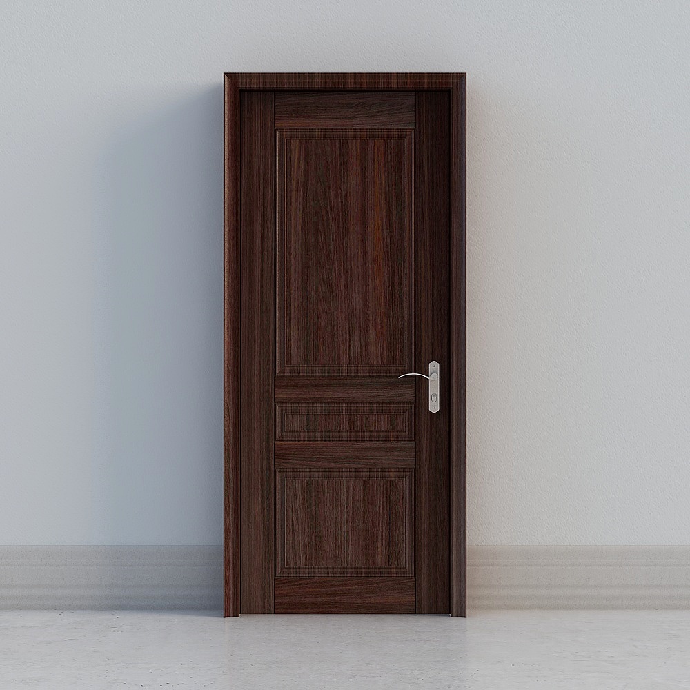classic dark wooden door