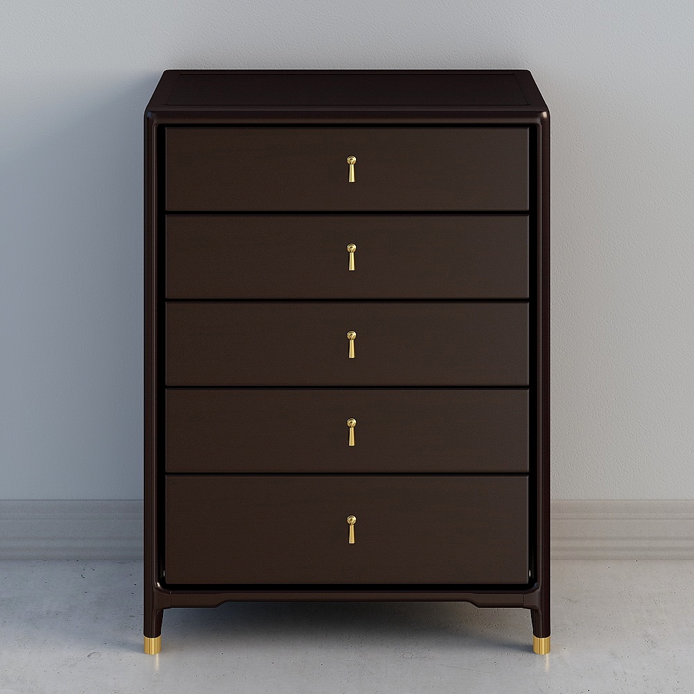 Urban Minimalist Chest of Drawers 3D model