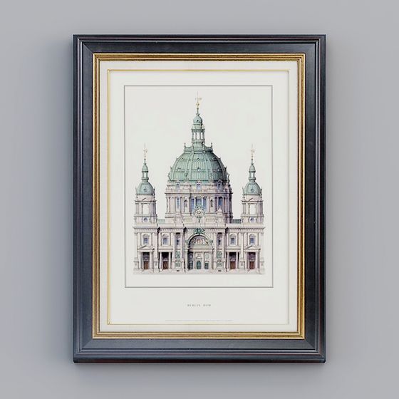 Berlin Cathedral 3D model - High Detail Low Poly