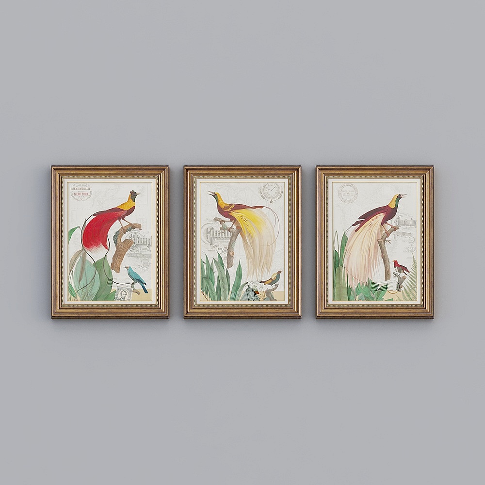 Of083-abc Triple-adornment Consortium-European American-Old Gold