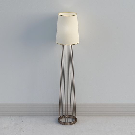 Elegant Floor Lamp 3D model for Modern Interiors