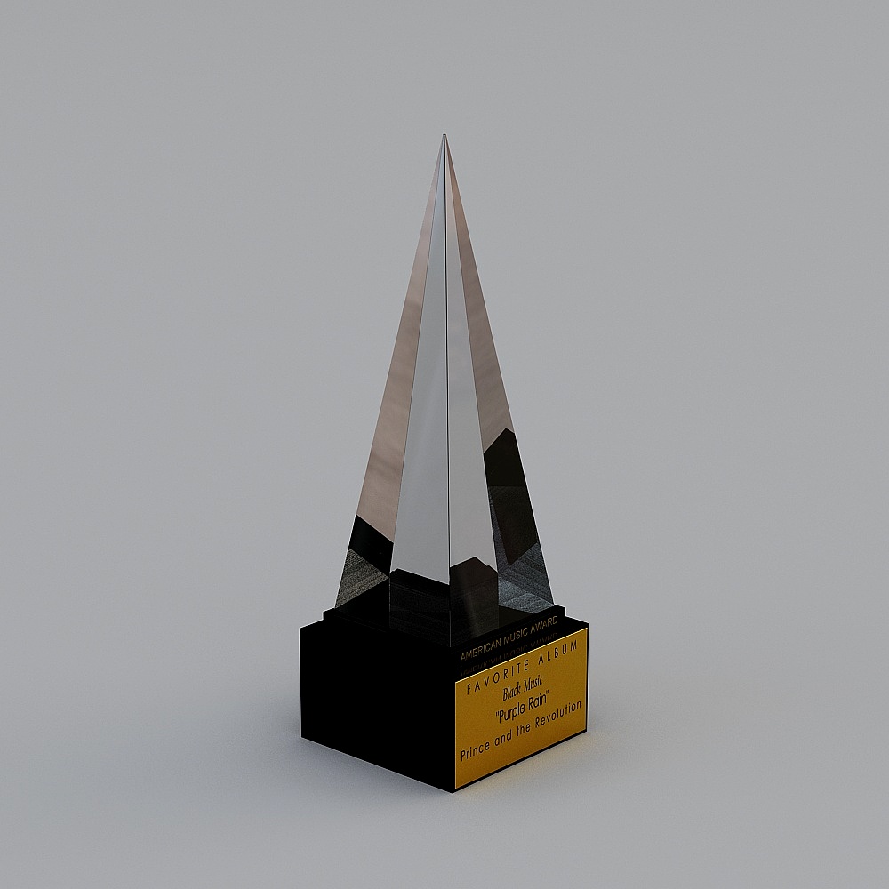 American Music Award Trophy 3D model