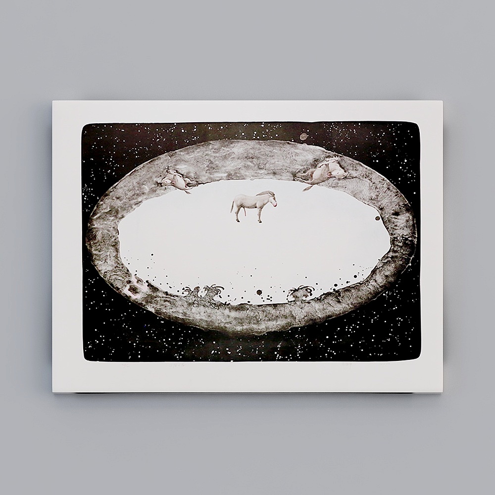 Lunar Reflection 3D model in Low Poly Style