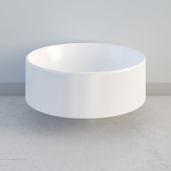Smooth Basin 3D model in Modern Minimalist Style