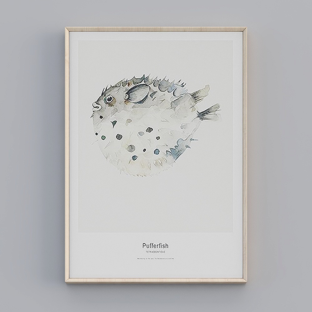 Bildmalerei Schwarz und Weiß Nordeuropäische Dekorationsmalerei B