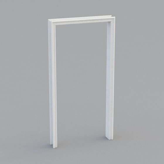 Gray Door Frame 3D Model