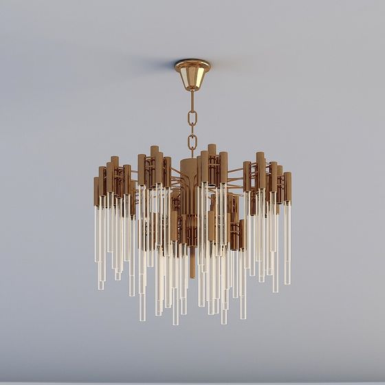 Chandelier Elegance 3D model for Modern Spaces