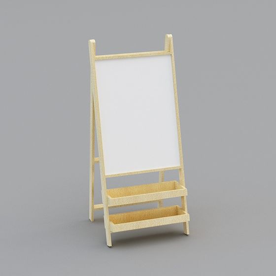 Easel Art 3D model