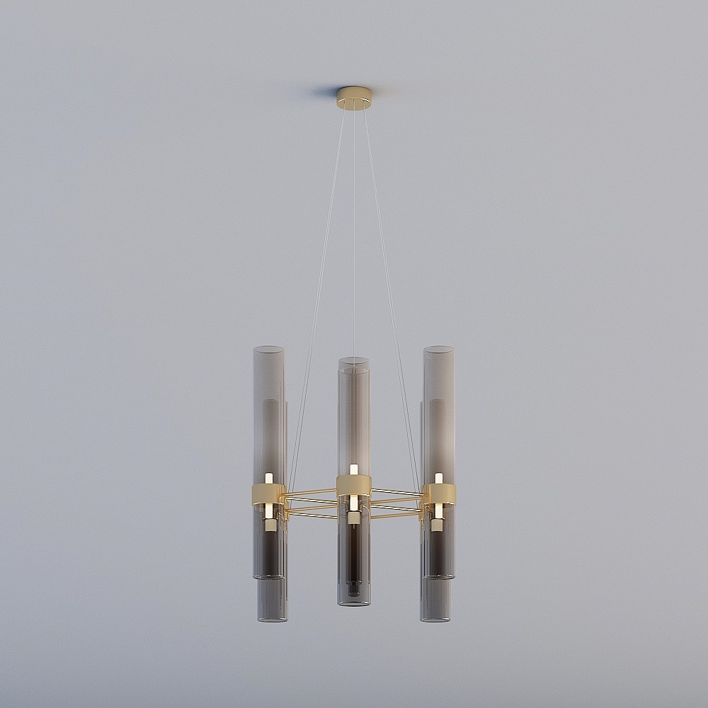 3D lights are all KT-Postmodern Light Luxury Restaurant Bedroom Study Chandelier-14