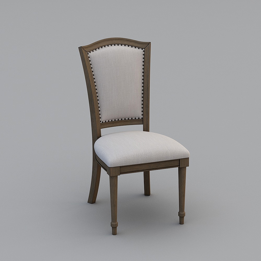 Huanmei Regsi American modern simple light luxury armless table and chair simple American home modern soft pack dining chair 711300