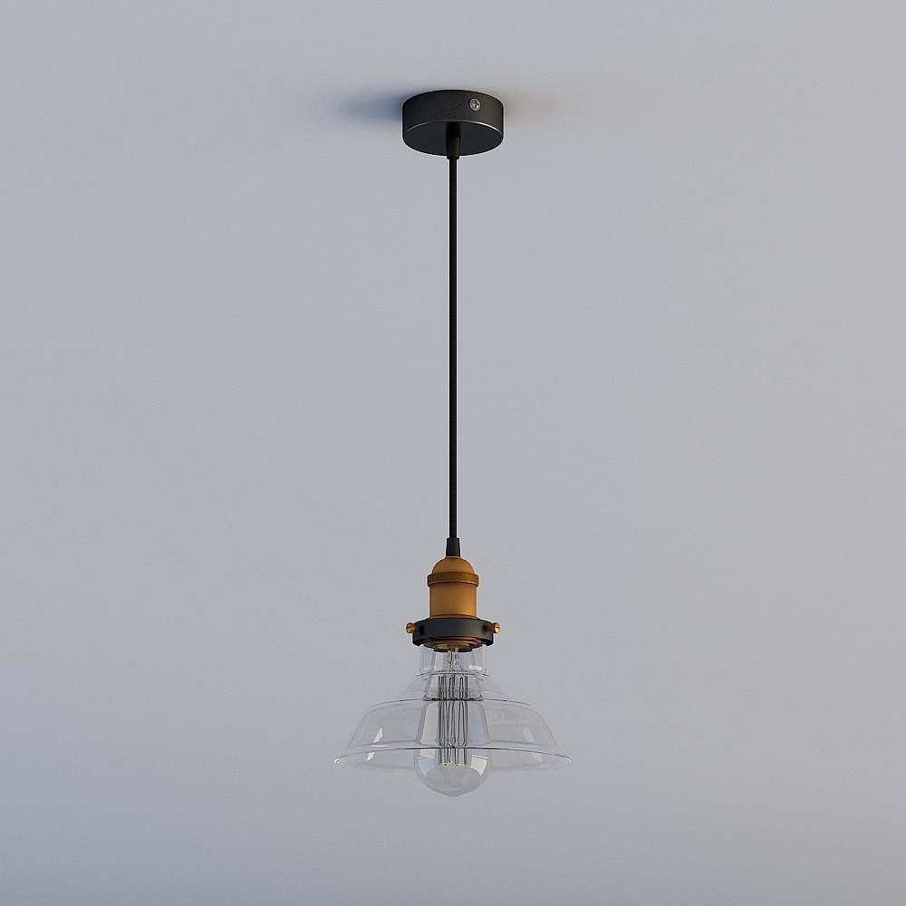 Modern metal glass chandeliers