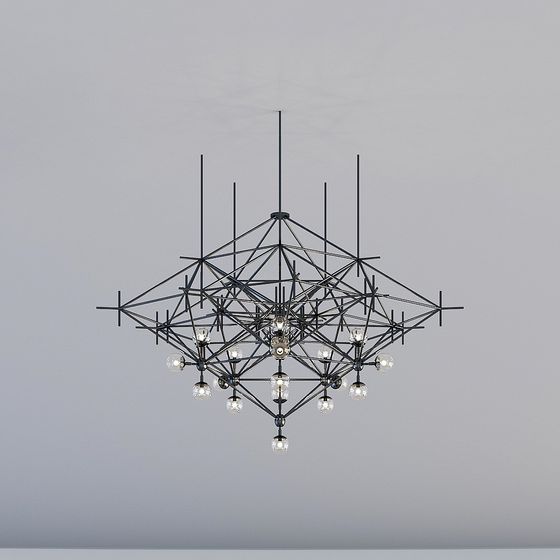 Geometric Luminary 3D model for Modern Interiors