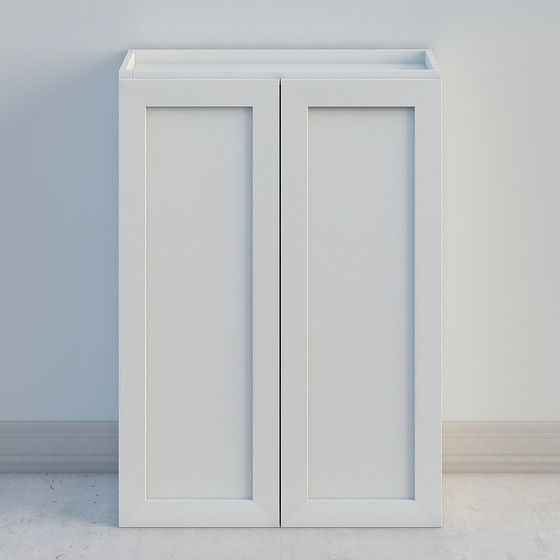 Urban Window Cabinet 3D model for Modern Spaces