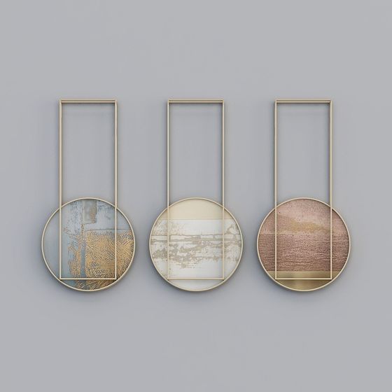 Abstract Geometric Frame 3D model