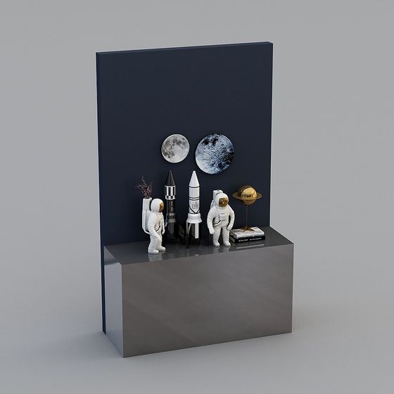 Galactic Explorer Shelf 3D model