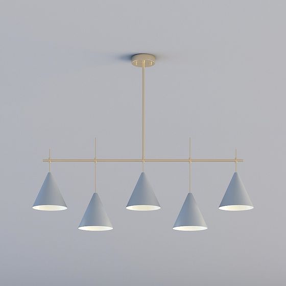 Conical Elegance 3D model for Modern Lighting