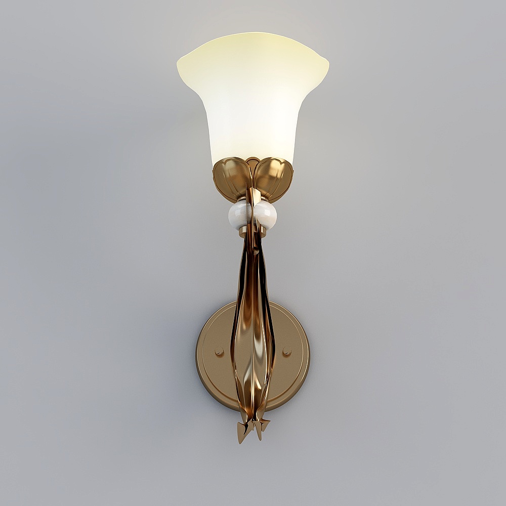 Elegant 3D Wall Light Model Design for Modern Spaces