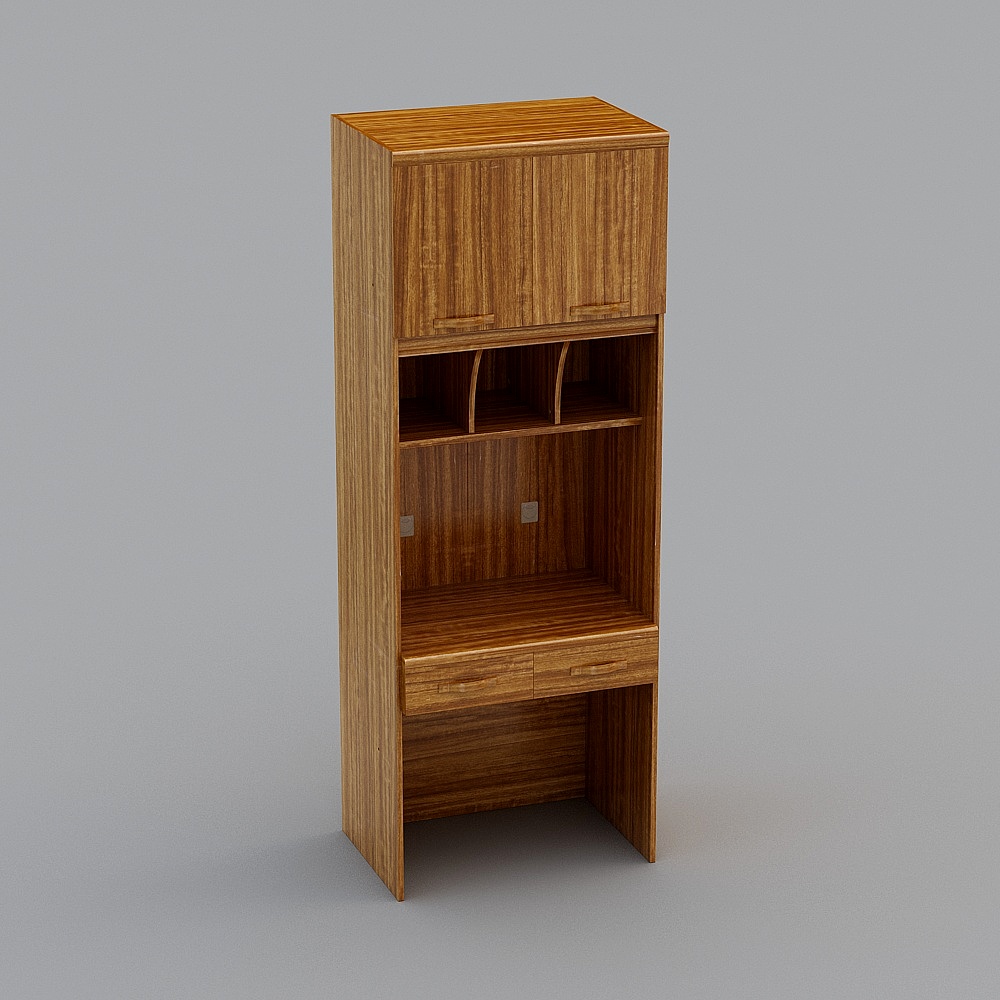 Urban Bookshelf 3D model for Modern Interiors