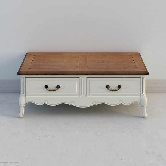 Vintage Style Storage Cabinet 3D model