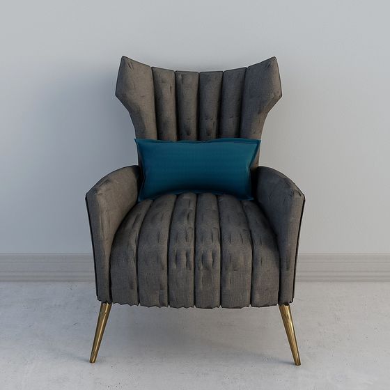 Elegant Sofa 3D model for Modern Interiors