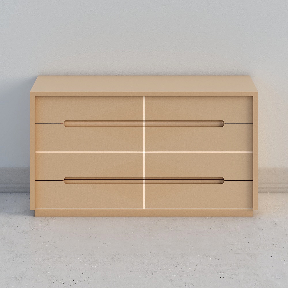 B4-Breiter Acht Behälter-Schrank 1-Holzfarbe