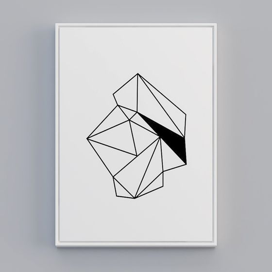 Abstract Cube 3D model for Creative Projects