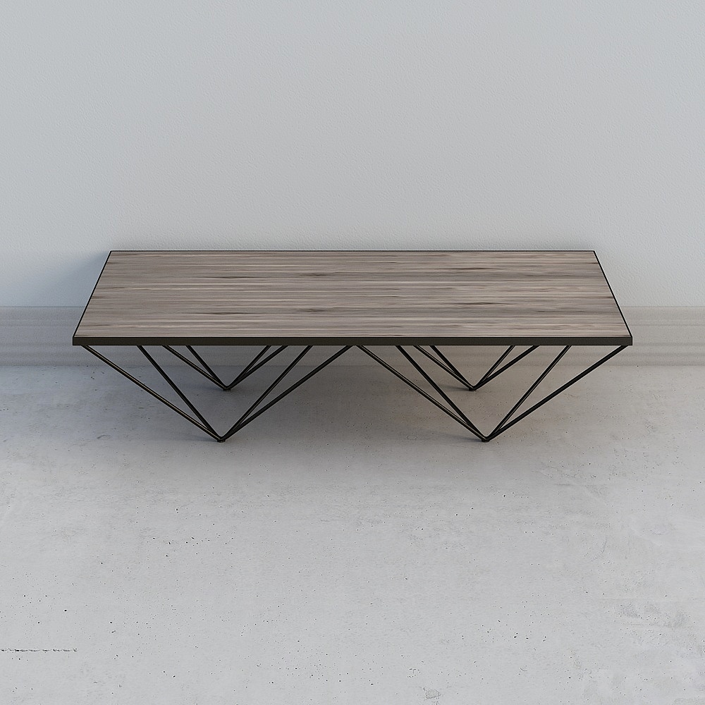 Bàn cà phê gỗ nguyên khối