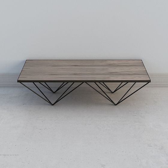 Geometric Charm Coffee Table 3D model