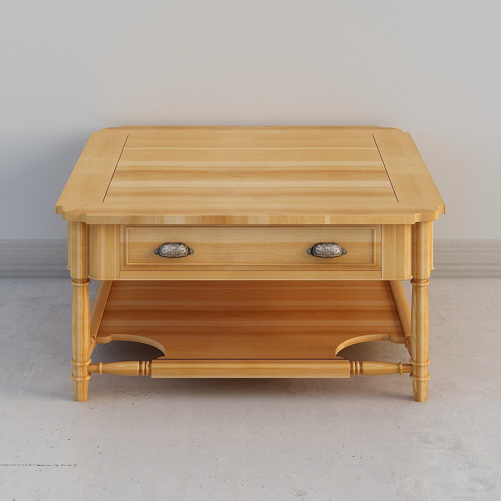 Ring American classic simple light luxury leisure can lift solid wood oats coffee table living room creative design multi-functional coffee table H192801